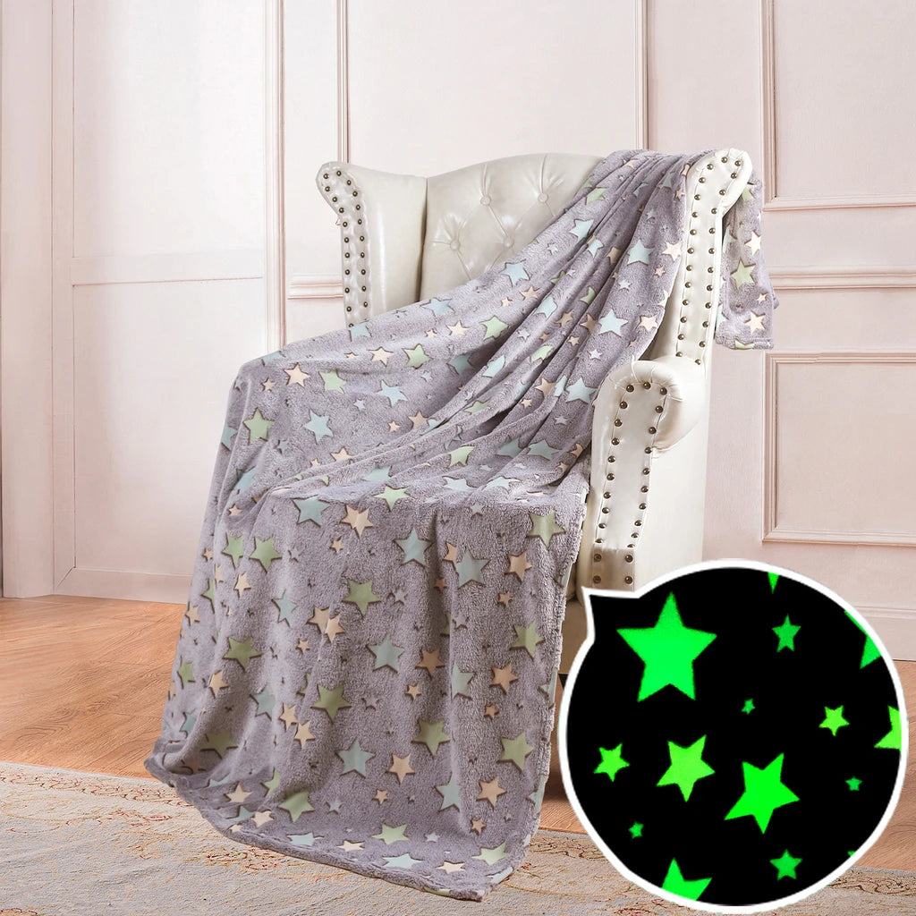 Double Sided Flannel Luminous Blanket