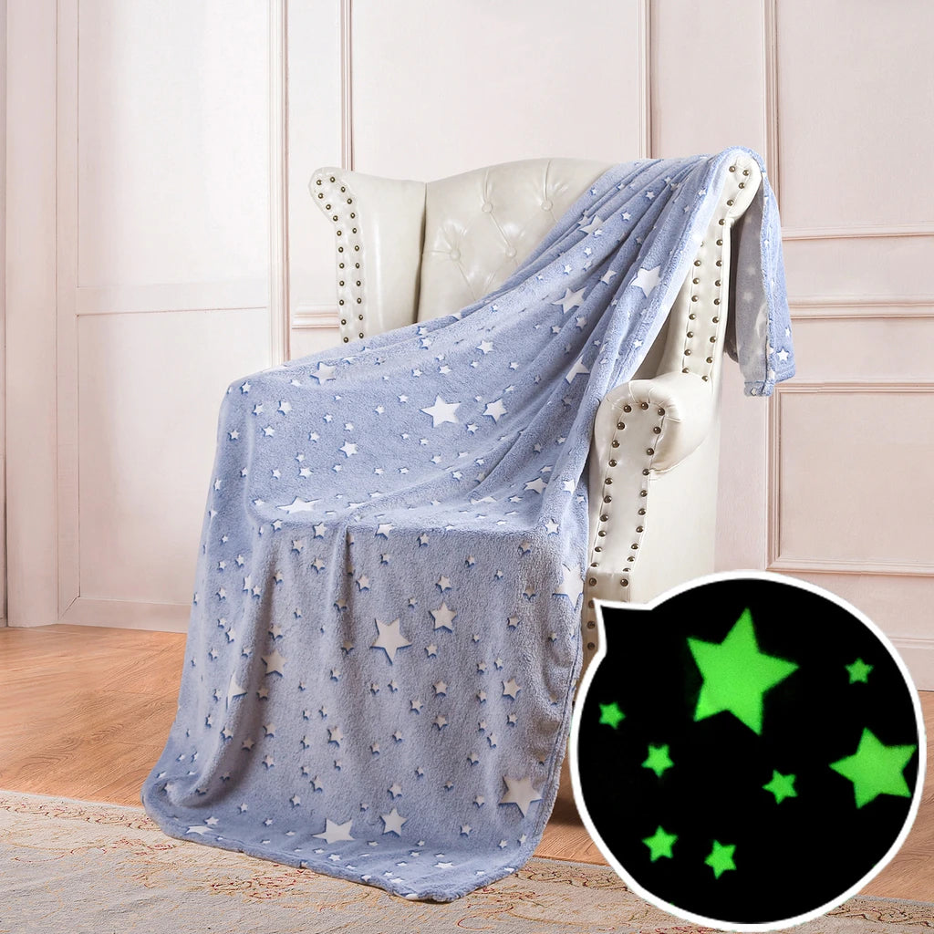 Double Sided Flannel Luminous Blanket